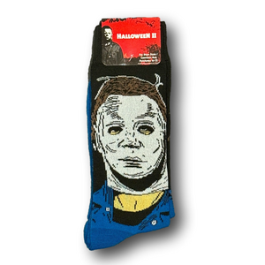 3/$20 Halloween 2 Michael Myers Funny Novelty Crew Socks - NWT